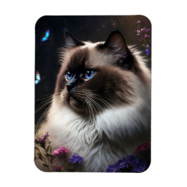 Íman Magneta Flexível para Gato de Birman