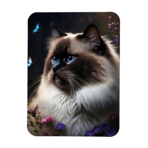 Íman Magneta Flexível para Gato de Birman