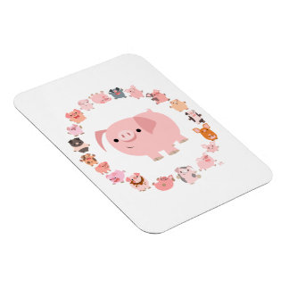 Íman Magneta flexível Pig Mandala
