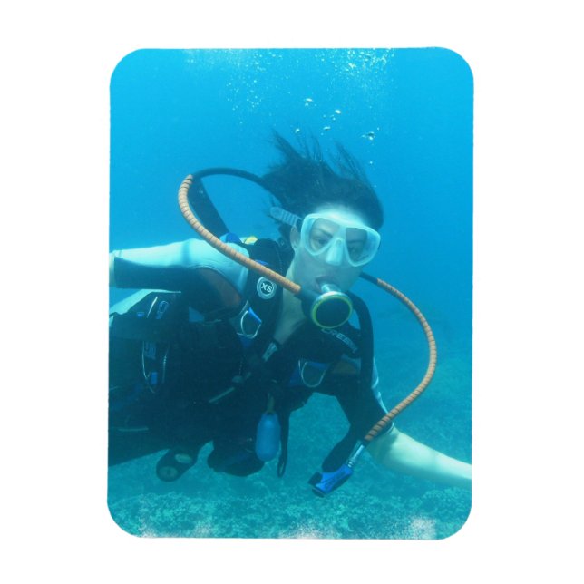 Íman Magneta flexível Scuba Girl (Vertical)