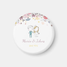 Magneta Floral Colorida Primavera