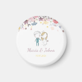 Íman Magneta Floral Colorida Primavera