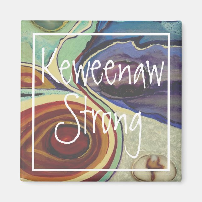 Íman Magneta forte de agitação Keweenaw (Frente)
