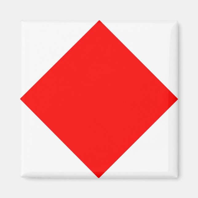 Íman Magneta Foxtrot de Sinalizador Náutico "F" (Frente)