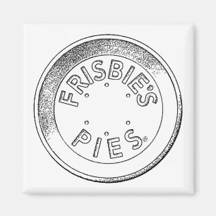 Íman Magneta Frisbie Pie Tin