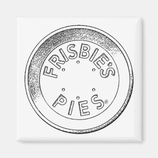 Íman Magneta Frisbie Pie Tin