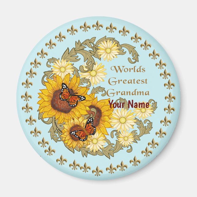 Íman Magneta girassol (Frente)