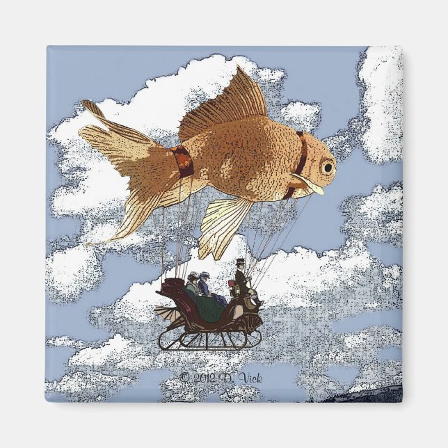 Íman Magneta Goldfish (Frente)