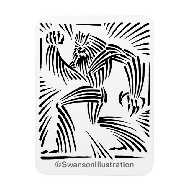 Íman Magneta Gráfica Bigfoot (Vertical)