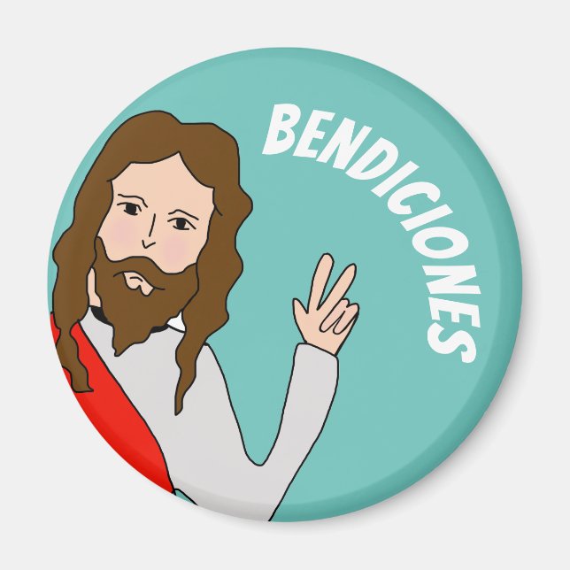 Íman Magneta grande, círculo de 3 polegadas (Frente)