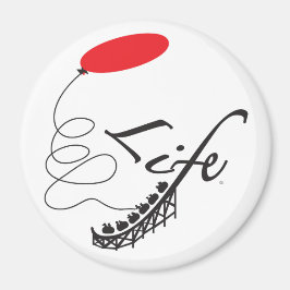 Íman Magneta grande redonda de 3 polegadas