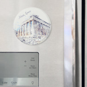 Íman Magneta Grécia de Atenas Partenon - Ruínas Antigas