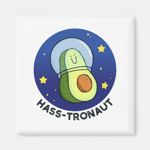 Íman Magneta Hass-tronaut Avocado Space Pun