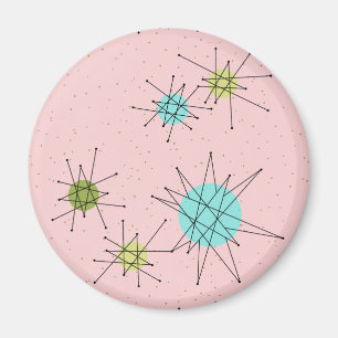 Íman Magneta Icônica de Impulsos Atômicos Rosa