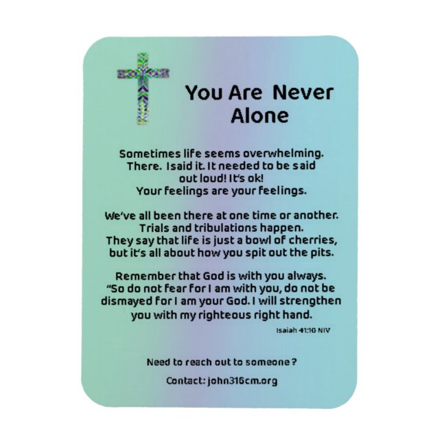 Íman Magneta Inspiracional (Vertical)