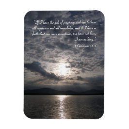 Íman Magneta Inspiracional - 1 Corintianos 13; 2