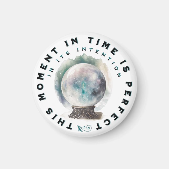 Íman Magneta Inspiracional "Intenção perfeita" (Frente)