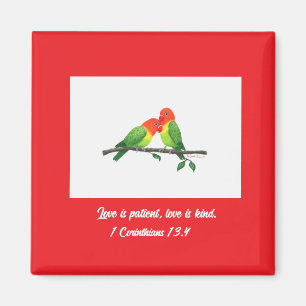 Íman Magneta Inspiracional Lovebird