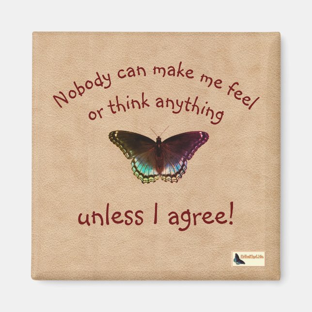 Íman Magneta Inspiradora - Seja você (Frente)