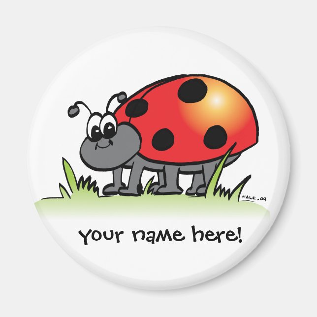 Íman Magneta Ladybug Personalizada (Frente)