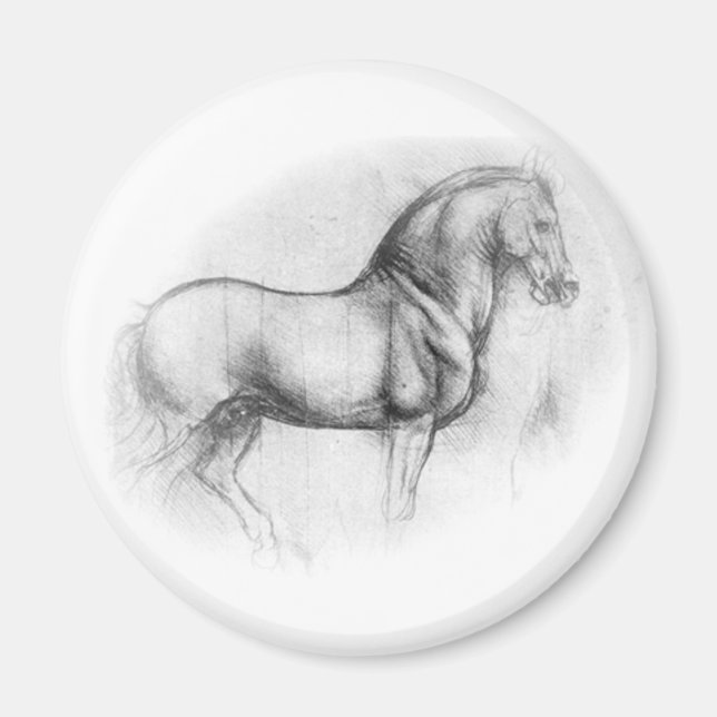 Íman Magneta Leonardo Da Vinci Horse (Frente)