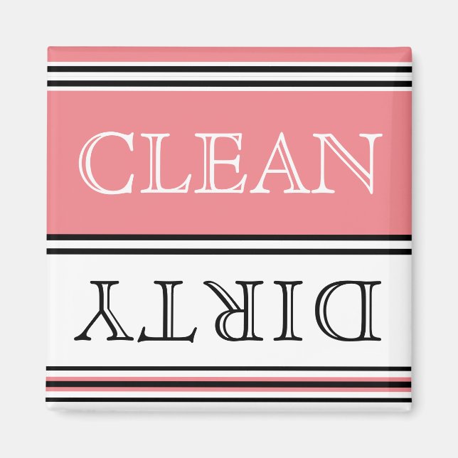 Íman Magneta limpa de pêssego náutico, de pêssego, suja (Frente)