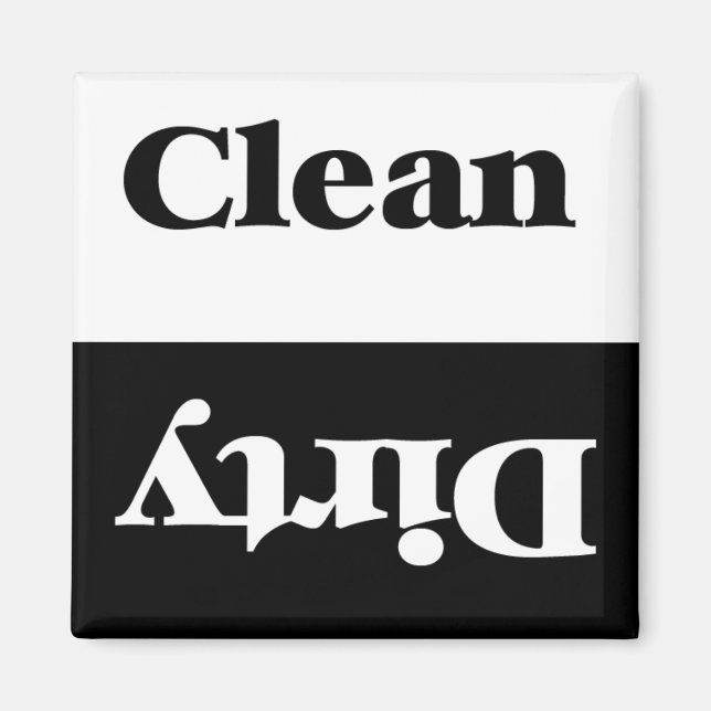 Íman Magneta limpa e suja (Frente)