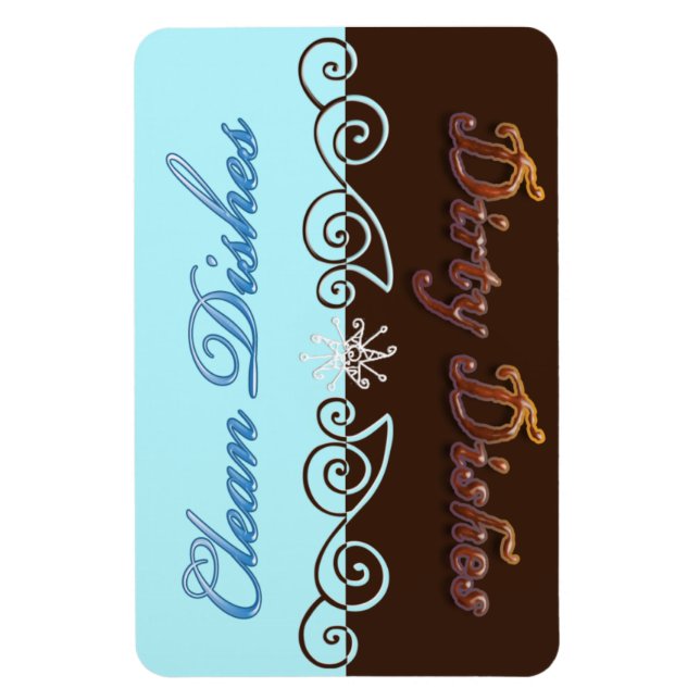 Íman Magneta limpa ou suja (Vertical)