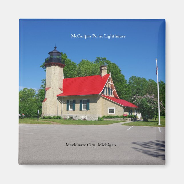 Íman Magneta McGulpin Point Lighthouse 2019 (Frente)