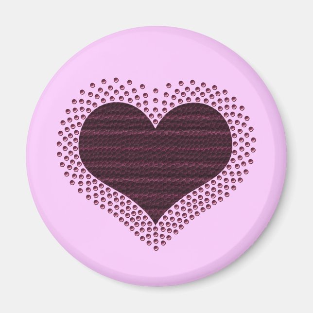 Íman Magneta Metálica, Roxo (Frente)