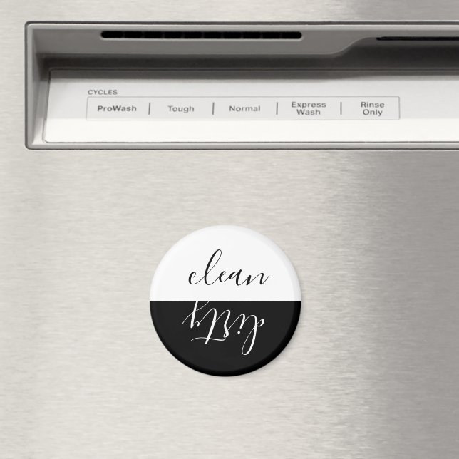 Íman Magneta moderna da máquina de lavar louça, branca  (In Situ (Dishwasher))