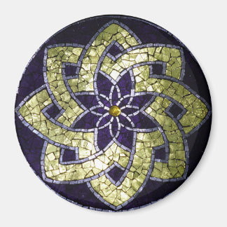 Íman Magneta Mosaica de Vidro Apanhado "Rua. Estrela de