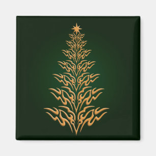 Íman Magneta Na moda de Natal Verde
