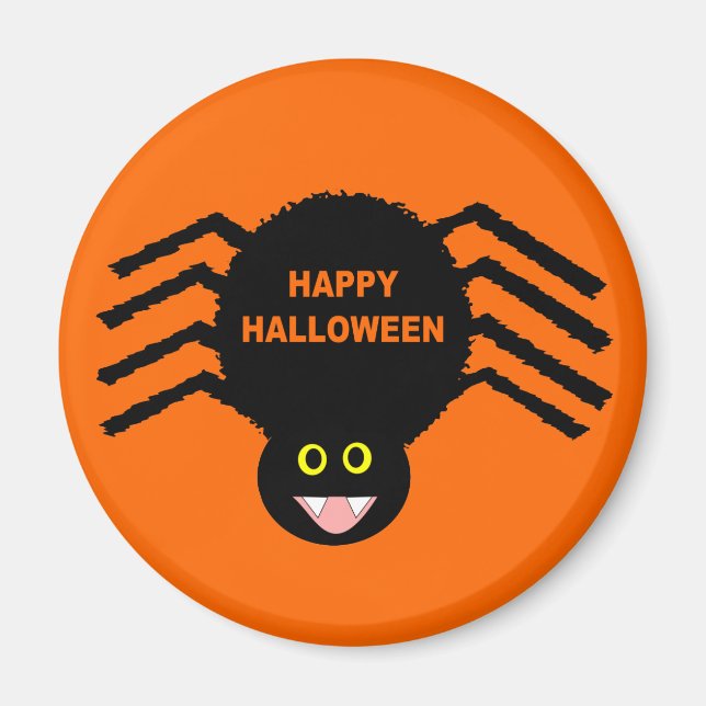 Íman Magneta Negra de Halloween (Frente)
