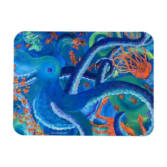 Íman Magneta Octopacifica (Horizontal)