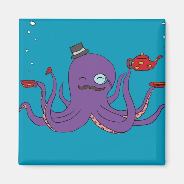 Íman Magneta Octopus Elegante (Frente)
