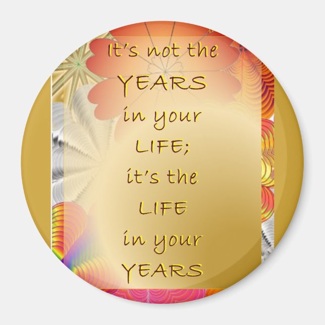 Íman Magneta padrão do círculo de 2¼ polegadas (Frente)