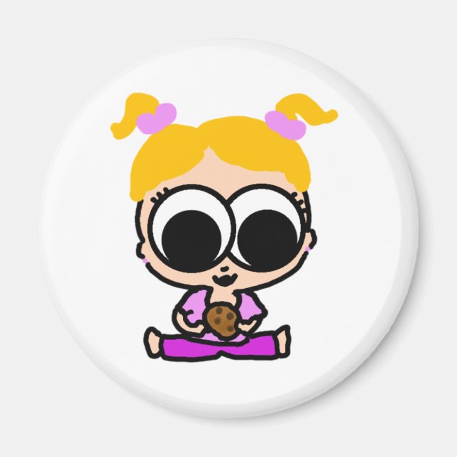 Íman Magneta padrão do círculo de 2¼ polegadas (Frente)