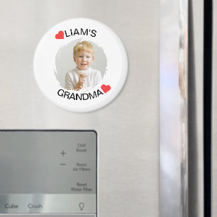 Íman Magneta personalizada   Foto do rosto filho