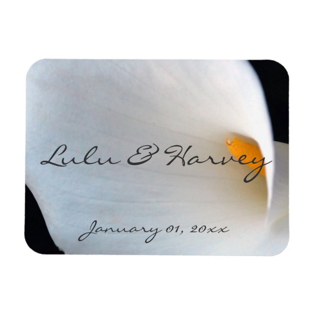 Íman Magneta Pessoal White Orchid (Horizontal)