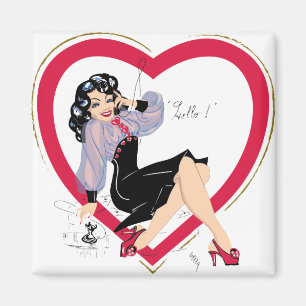 Íman Magneta Pin-up