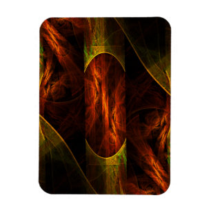 Íman Magneta Premium de Abstrato de Arte Selvagem Míst