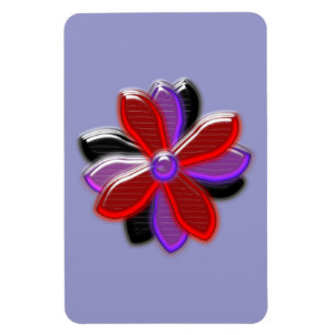 Íman Magneta Premium de Flores Brilhantes