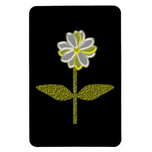 Íman Magneta Premium de Flores Brilhantes