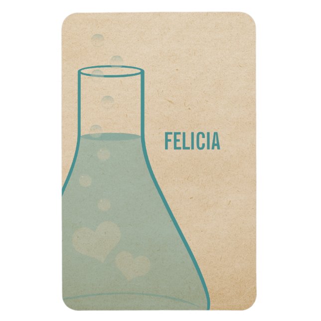 Íman Magneta Premium Para Beaker Whimsical, Teal (Vertical)