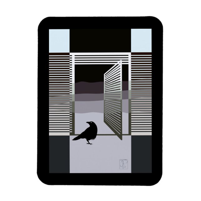 Íman Magneta Preta (Vertical)