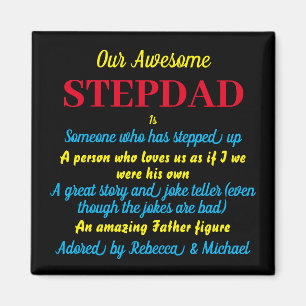 Íman Magneta preta de Dia de os pais Stepdad