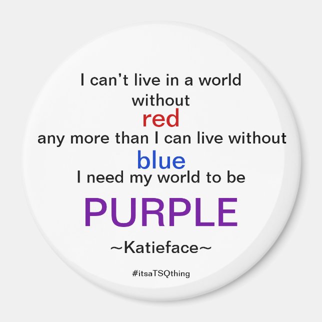 Íman Magneta púrpura (Frente)