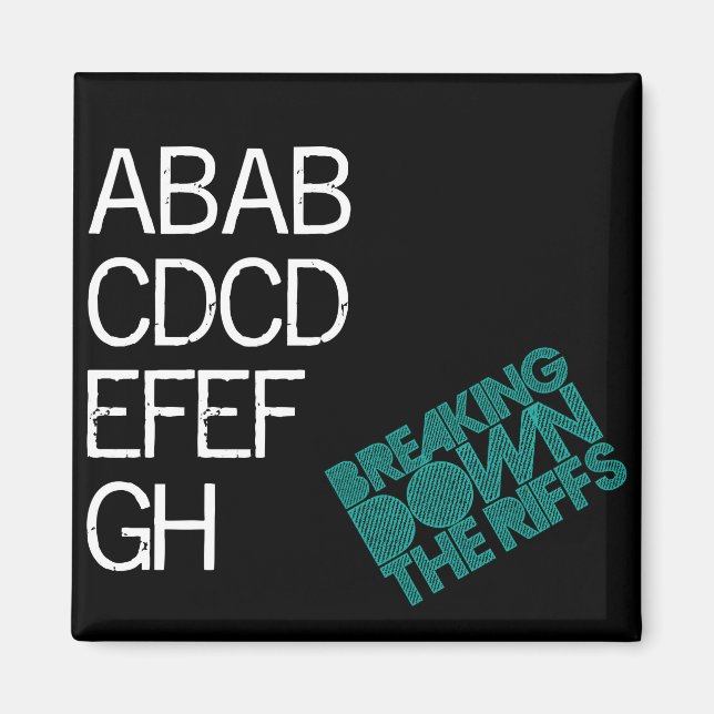 Íman Magneta quadrada (Frente)