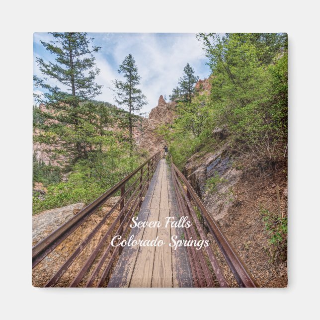 Íman Magneta quadrada da ponte Walkway sete quedas (Frente)